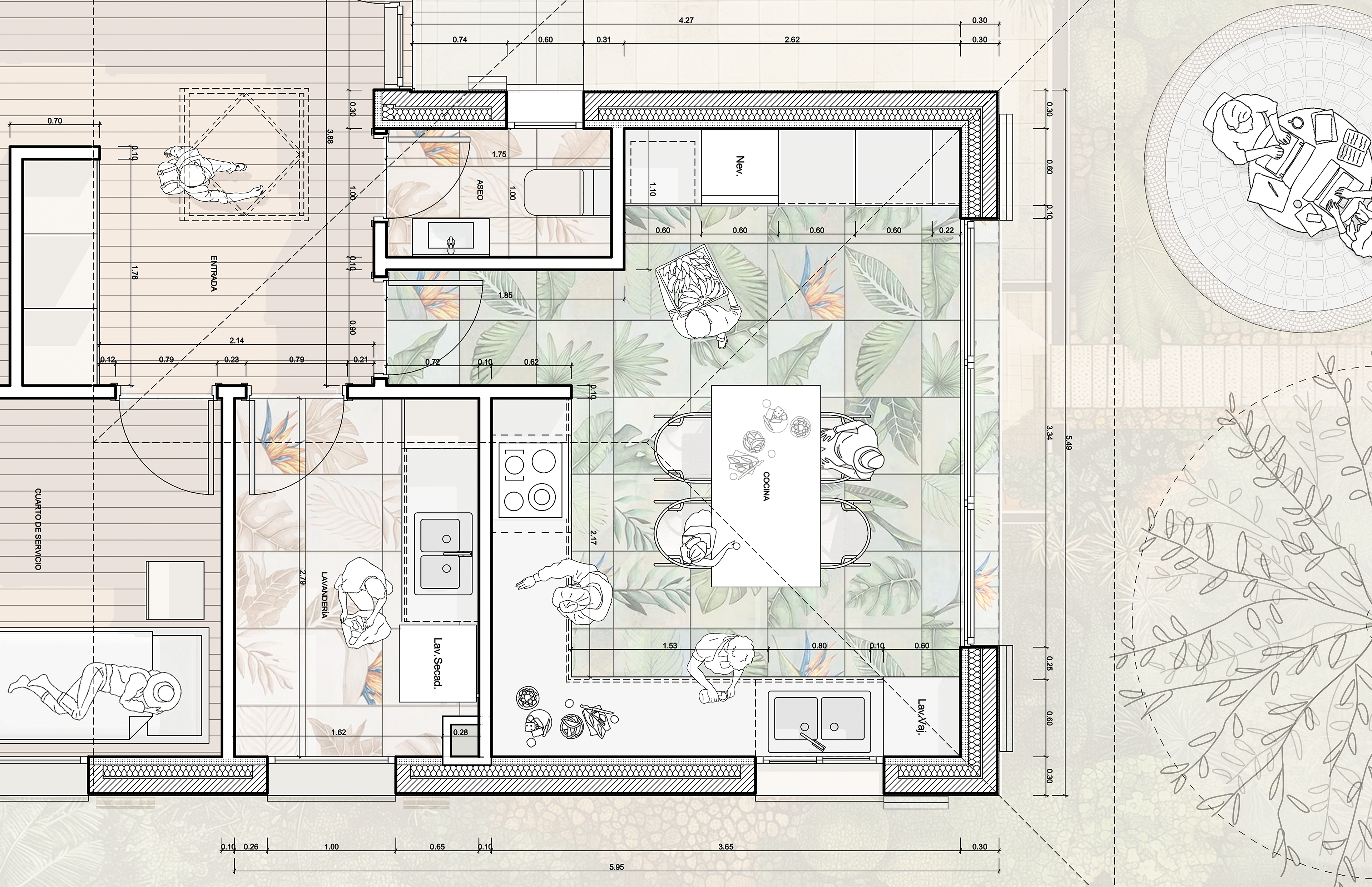 Proyecto Completo en Archicad 27 + Planta en Photoshop